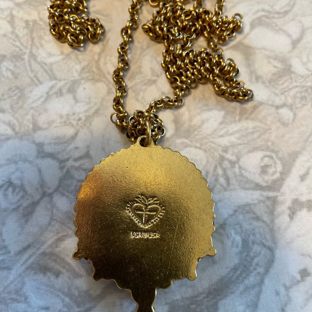 Virgin Saints & Angels Large San Benito Medallion - Picture 4 of 13